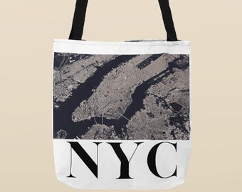 New York City Skyline Tote Bag, NYC Tote Bag, New York Travel Bag