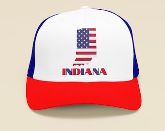 Gorra De Béisbol Ajustable Con Bandera Americana Gris M