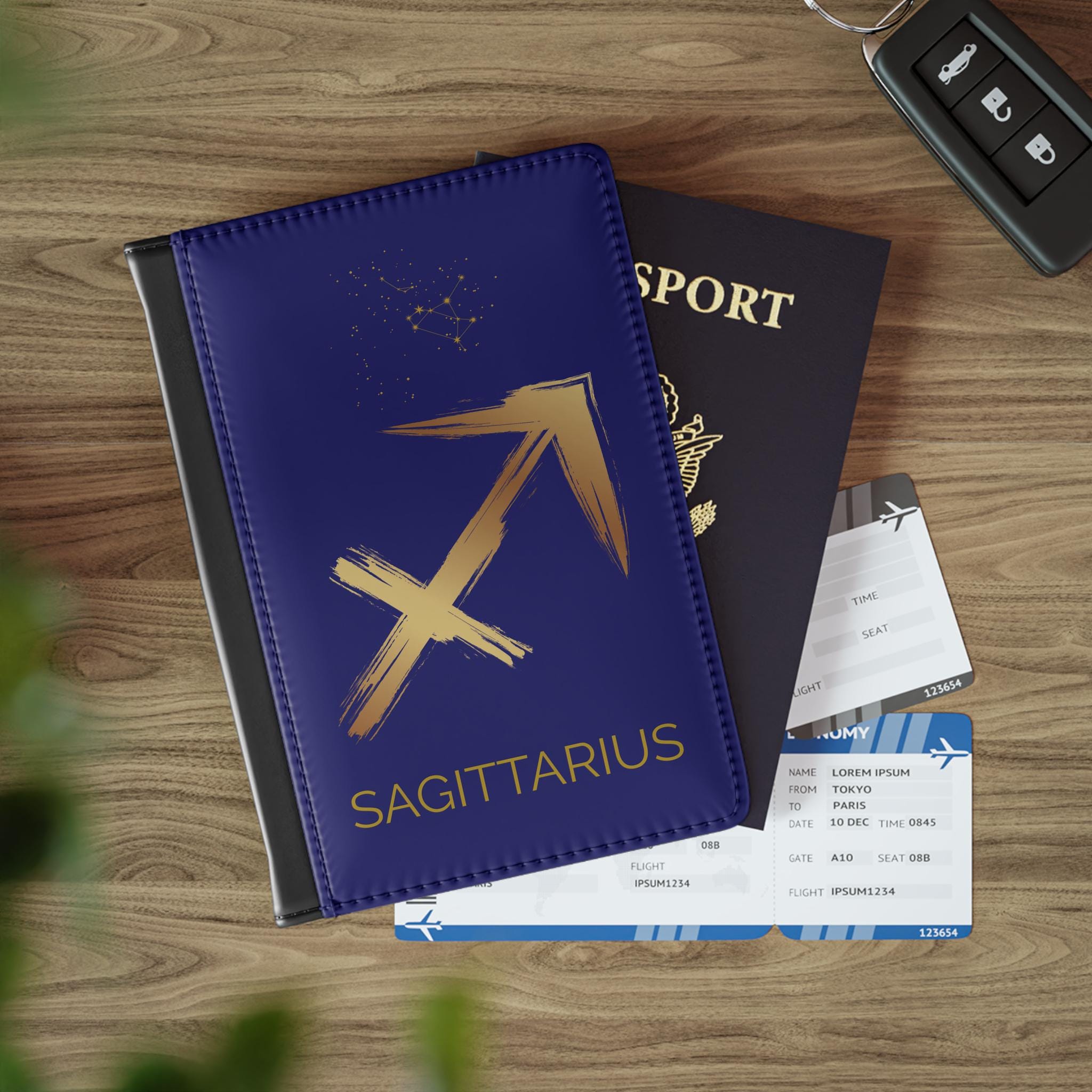 Sagittarius Passport Holder, Sagittarius Zodiac Passport Cover