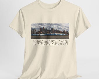 Brooklyn Skyline T Shirt, Brooklyn NY Tee, Brooklyn NYC Gift