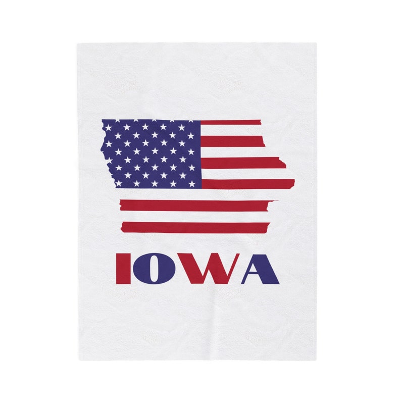 TravelWithHome Iowa Throw Blanket - Thumbnail 4