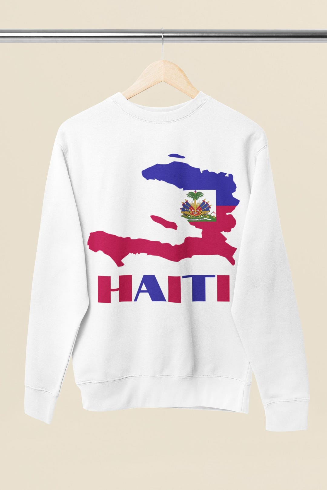 Personalized Afro Haiti 509 Sweatshirt Repiblik d Ayiti LT01 main image 1