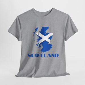 Camiseta mapa da bandeira escocesa da Escócia, camiseta da bandeira da Escócia, camiseta do mapa da Escócia, camiseta escocesa personalizada, camiseta personalizada da Escócia, viagem da Escócia