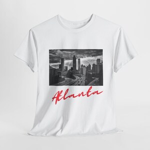 Atlanta Skyline T Shirt, Atlanta Georgia Tee Shirt, ATL City Pride Shirt, Atlanta Georgia T Shirt, Atlanta Souvenir, Atlanta Gifts, ATL Gift