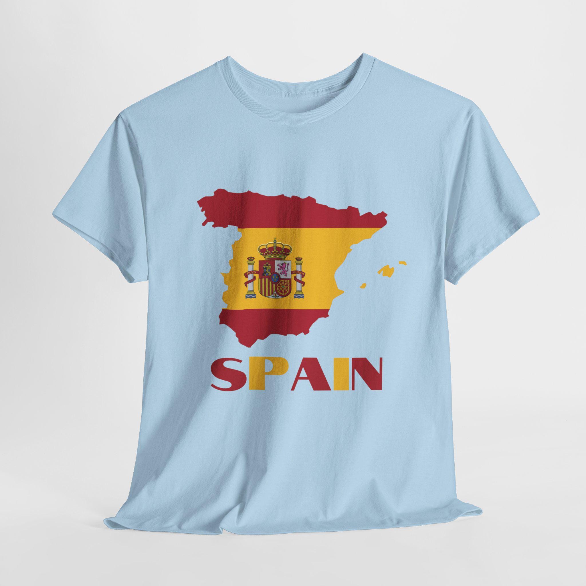 スペインTシャツ150㎝ スペイン国旗地図Tシャツ、スペインTシャツ - Etsy 日本