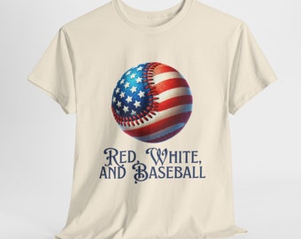 American Flag Baseball Shirt, Patriotic Baseball Tee