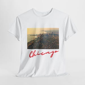 Chicago Skyline T-Shirt, Chicago City Skyline Tee, Chi Town Shirt, Chicago Local Gift, Chicago Illinois Souvenir, Trendy Chicago T-Shirt