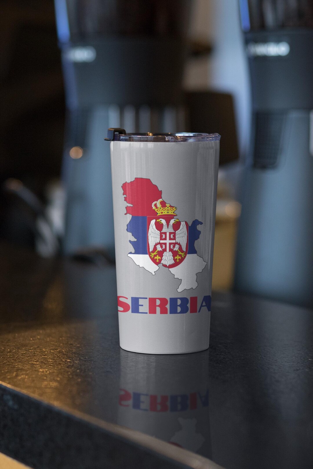 Vaso con la bandera de Serbia (20 oz), taza de viaje de Serbia, taza de  café de Belgrado, botella de recuerdo con el mapa de Serbia, regalos del  orgullo serbio, regalos geniales, image size:1080x1620