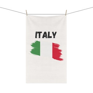 Italy Kitchen Towel, Italian Kitchen Decor, Home Decor Tea Towel, Gift Custom Towel, Housewarming Gift, Italian Gifts Mom, Italian Decor