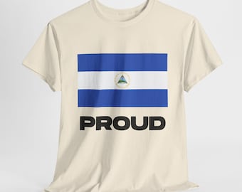ニカラグア国旗Tシャツ、ニカラグアの誇りグラフィックTシャツ