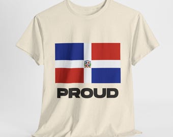 Camiseta Orgulho Dominicano, Camiseta com a Bandeira da República Dominicana, Presente Quisqueya