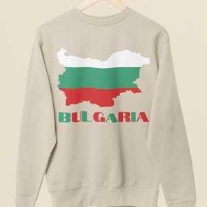 Bulgaria Flag Sweatshirt, Map of Bulgaria Sweatshirt, Cute Bulgaria Shirt, Bulgarian Flag Shirt, Bulgaria Crewneck, Bulgaria Travel Gift