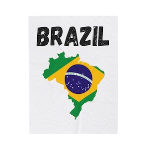 Carte du Brésil, couverture, drapeau du Brésil, jeté de lit du Brésil, décoration drapeau du Brésil, couverture du Brésil, décoration du Brésil, cadeau du Brésil