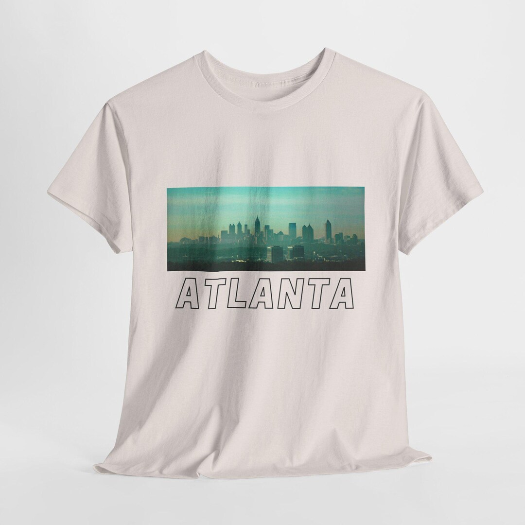 Atlanta Skyline T Shirt, ATL Streetwear Graphic Tee, Gift for Atlanta ...