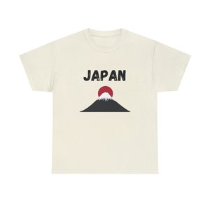 Japan Flag Mt Fuji Trendy Cute Tshirt, Vintage Retro Mt Fuji Japanese Tshirt, Japan Tshirt Gift for Boyfriend, Girlfriend, Japan Shirt