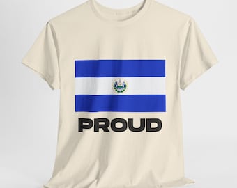 Salvadoran Pride Shirt, El Salvador Flag Tee, El Salvador Gift for Salvadorans