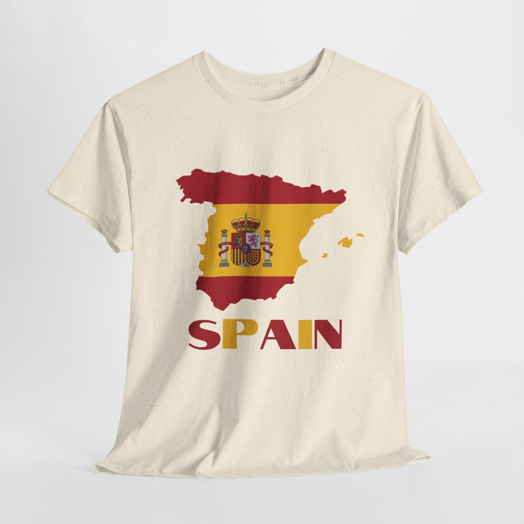 Spain Flag - Sustainably Made Men's Short Sleeve Tee main image 1