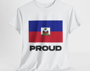 Haitian Pride Shirt, Haiti Flag Tee, Haiti Gift for Haitians