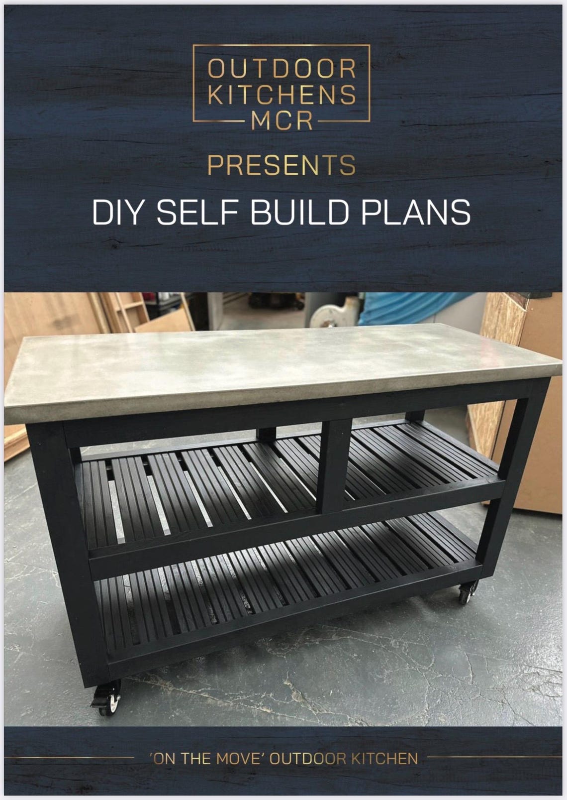 DIY Outdoor Kitchen Plans - Etsy