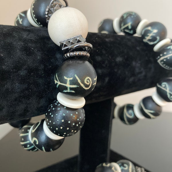 Hand Carved Beads Etsy