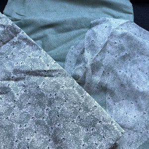 Unstitched Pastel Green Salwar Kameez Dupatta Cloth Material