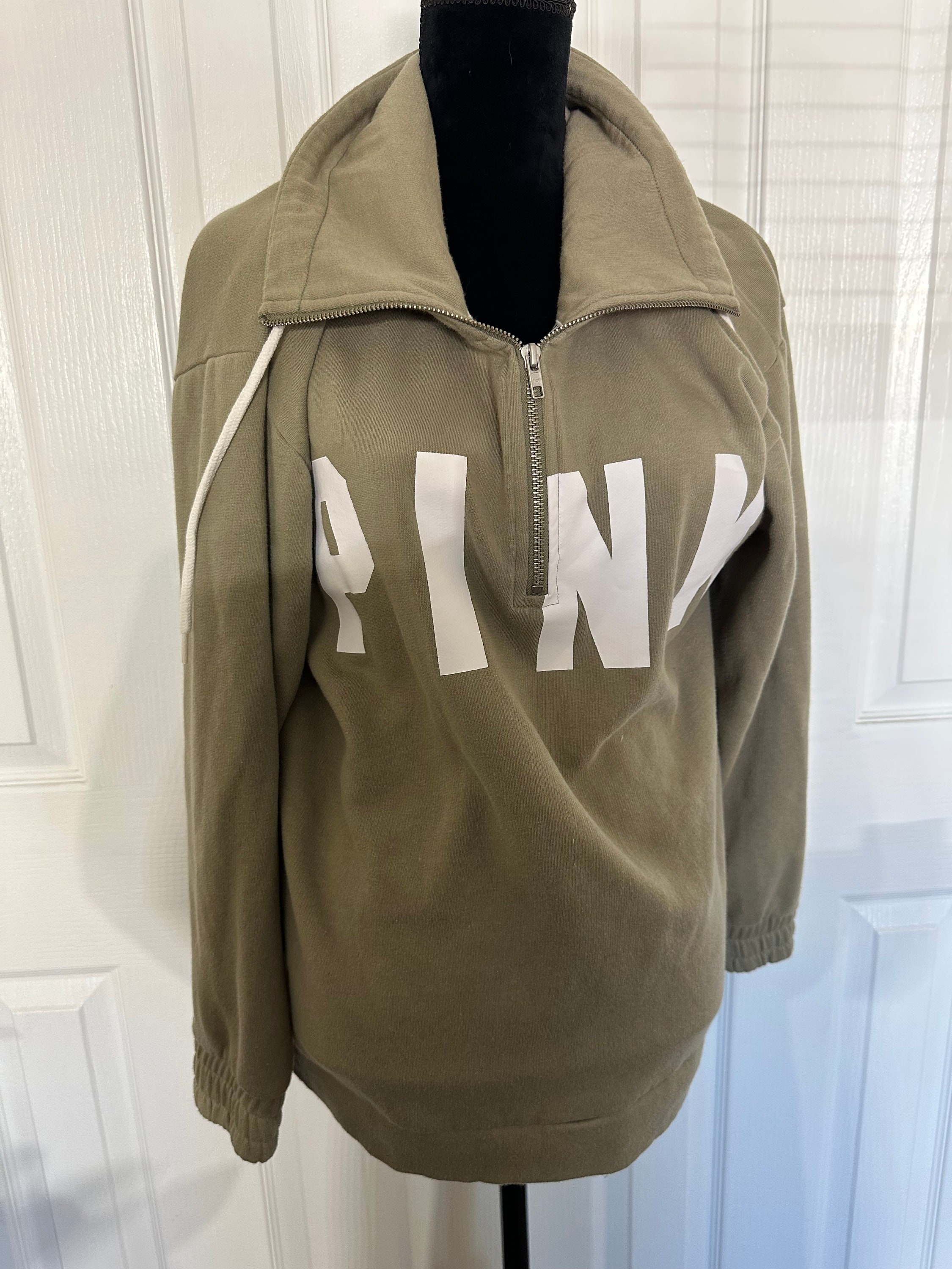 Pink Victoria's Secret Pink Long Sleeve Hooded Sweater Women's