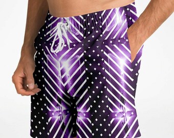 Gazing Mysteries Trippy Athletic Shorts, High Def Print, Premium Material, Party Pants