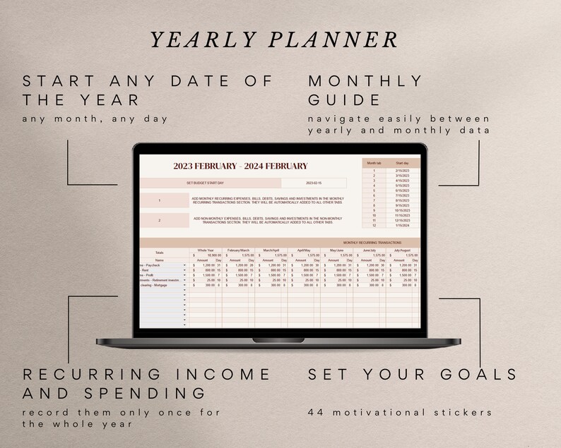 yearly-budget-planner-google-sheets-budget-planner-budget-etsy-australia