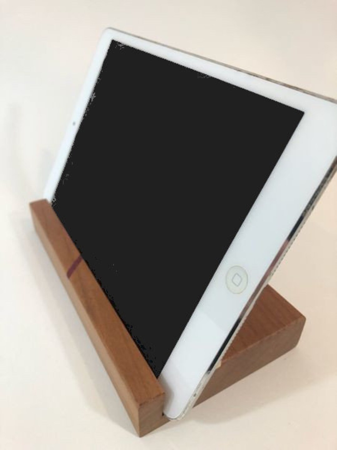 Large Tablet Stand Walnut Holly and Bloodwood Inlay Etsy