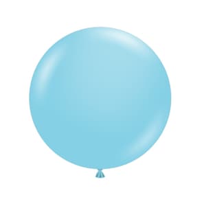 May include: A light blue balloon.