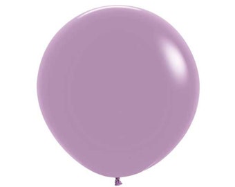 Purple Balloons, Giant 24" Pastel Dusk Lavender Balloon, Boho Baby Shower, Bridal Shower, Balloon Decorations Balloon Bouquet Jumbo Balloons