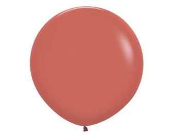 Giant 24" Terracotta Balloon: Boho Party Decor