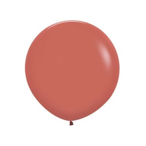 Boho Red Balloon, Giant 24&quot; Terracotta Balloon, Boho Baby Shower, Bridal Shower, Balloon Decorations, Balloon Bouquet, Muted Red Balloons