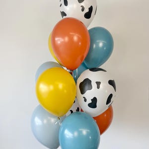 Boho Toy Story Birthday Balloons: Cowboy Cowgirl Balloons image 8
