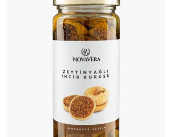 Dried Figs in infused Olive Oil, healthy snack or for marinating meat or seasoning your salads...