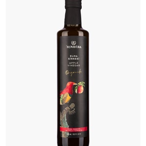 Salsa de aderezo para ensaladas hecha de manzana; Vinagre de Sidra de Manzana Ecológico 500 ML