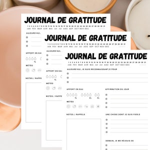 Journal de gratitude imprimable Français image 3