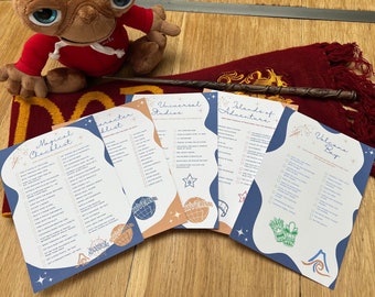 Universal Studios Checklists. Memory Making Checklists