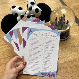 Elenchi di controllo DisneyWorld. Elenchi di controllo per creare ricordi