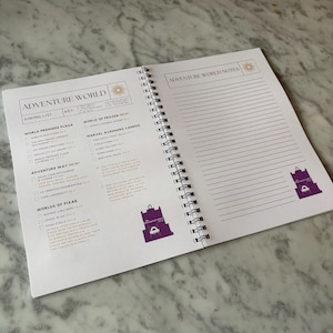 Disneyland Paris Planer. A5 Disney Planner Notizbuch Bild 7
