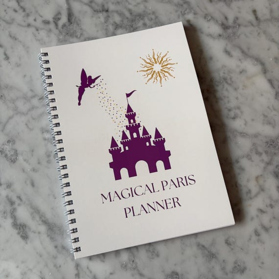 Disneyland Paris Planner. A5 Disney Planner Notebook