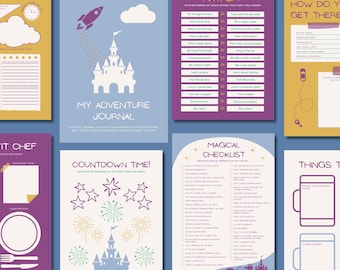 DisneyWorld Kids Journal & Planner, Space version (Digital Download)