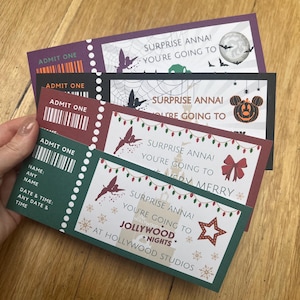 Personalisierter Disney Party Geschenkgutschein. Disney Weihnachtsfeier Karte. Disney Halloween Party-Eintritt. Disney Party offenbaren