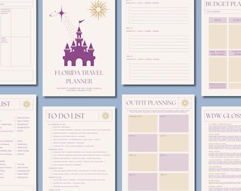 DisneyWorld Orlando Parkplaner. Sofortige druckbare Download