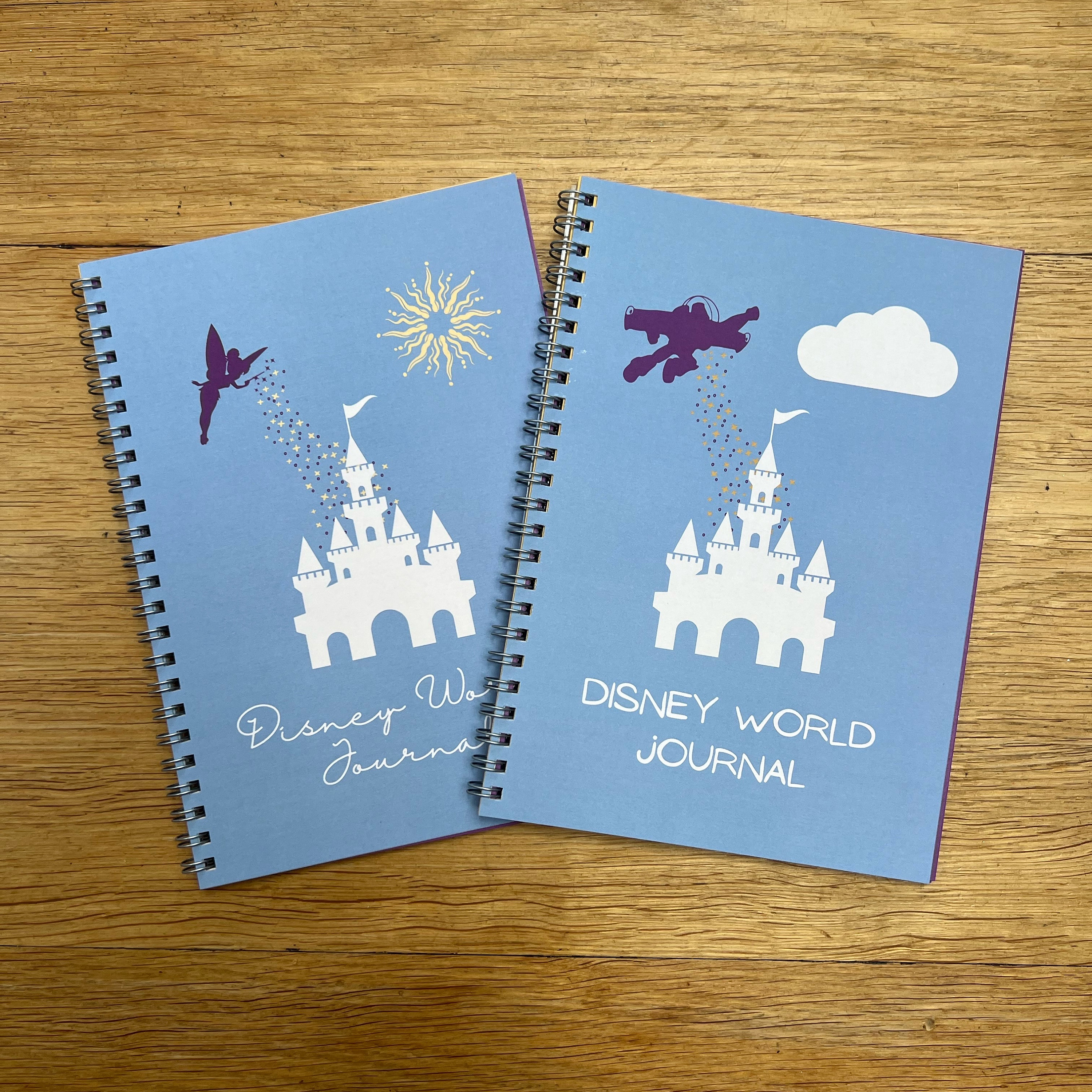 DisneyWorld Kids Journal. Kids DisneyWorld planner and activity book. A5 Disney Planner / Notebook with bonus Universal pages. 14 or 21 days