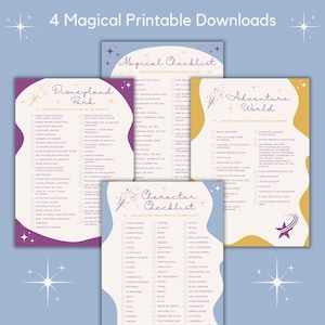 Disneyland Paris Character Checklists