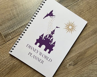 DisneyWorld Planner. A5 Disney Planner Notebook with bonus Universal pages