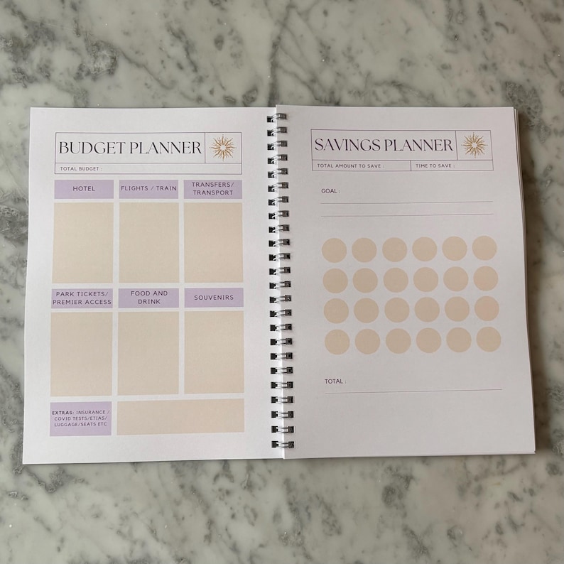 Disneyland Paris Planer. A5 Disney Planner Notizbuch Bild 3