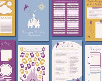 Disneyland California Kids Journal Digital Download. Kids Disneyland planner & activity book A5 Disney Planner Printable. TINKERBELL version