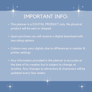 Disneyland Paris Checklists